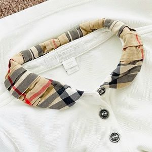 BURBERRY kids | size 6Y | white t-shirt